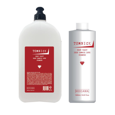 모카와 탐닉 맥주효모 딥 데미지 케어 샴푸(데일리용) 1000ml / 4L  4000미리(대용량),
