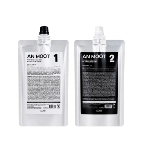 아자미 안묻 염모제 (두피에 묻지않는 새치염색약) 500ml - 블랙